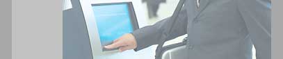 Dekorbild mit Touchscreen